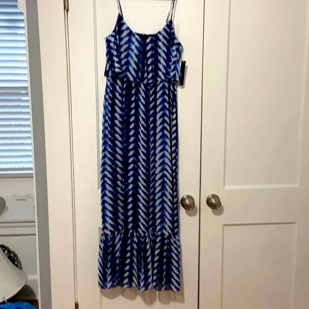 Maggie London Floor Length Tie-Dye Dress
